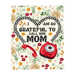 I Am So Grateful – Coral Fleece Blanket
