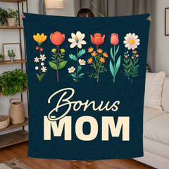 Bonus Mom – Jersey Fleece Blanket